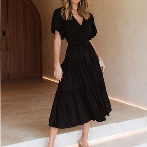 Petal & Pup Barker Dress in Wbony